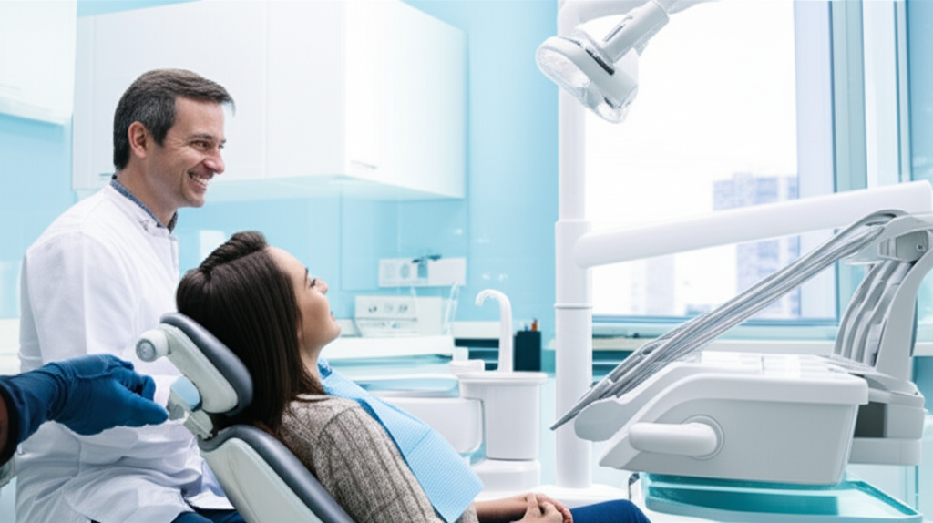 Dr. Simran Agrawal with patient